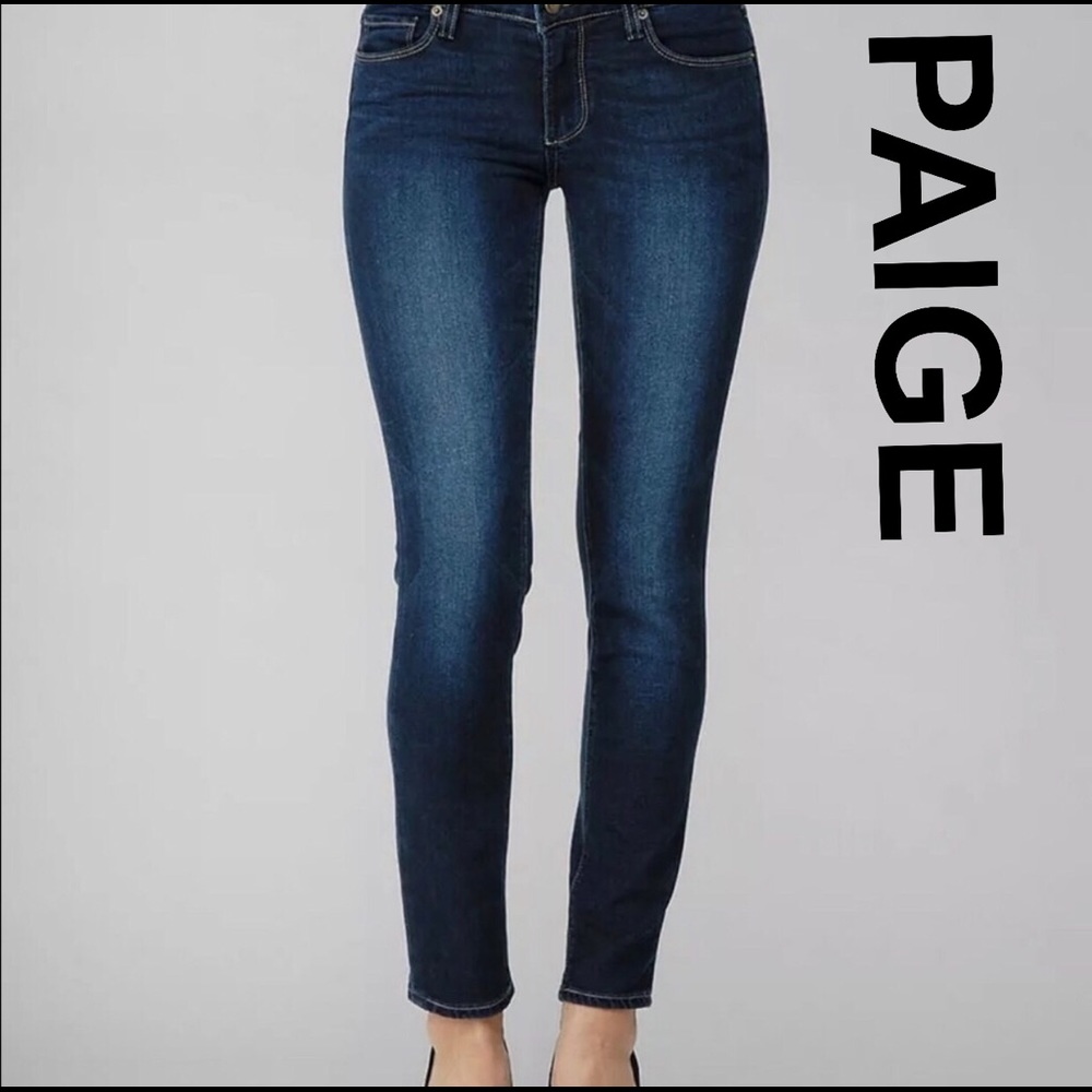 PaigeJeans Peg Skinny Dark Wash Size 25